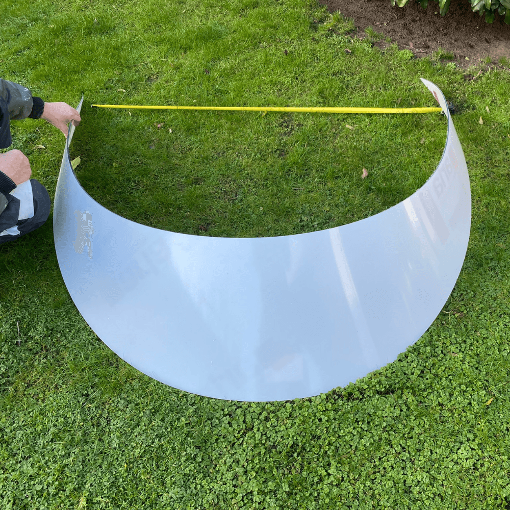 Een boot van hout en polycarbonaat
