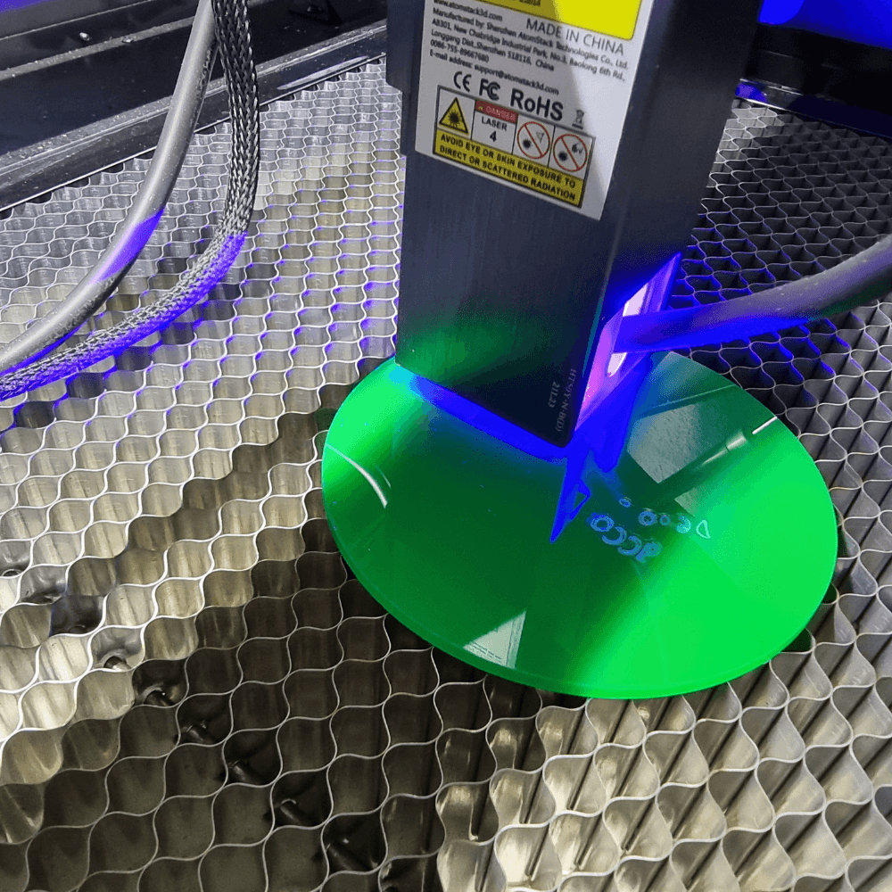 Gegraveerde stamboom in een acrylglasplaat