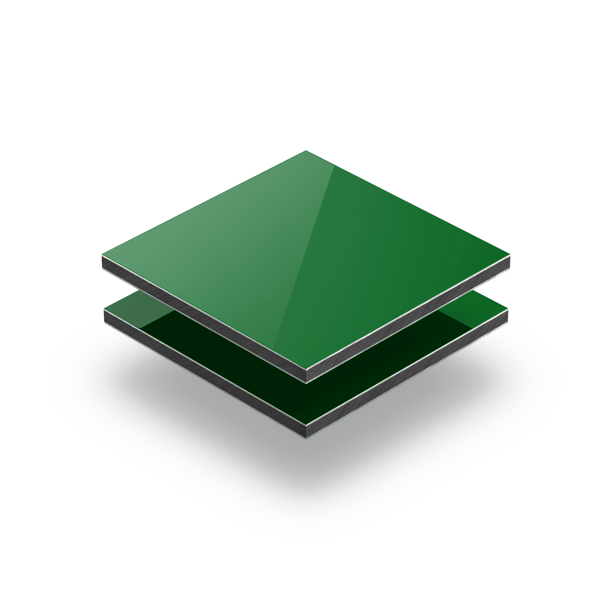 Alupanel groen RAL 6024