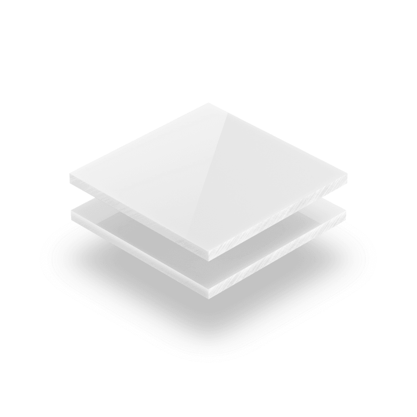 Plexiglas wit