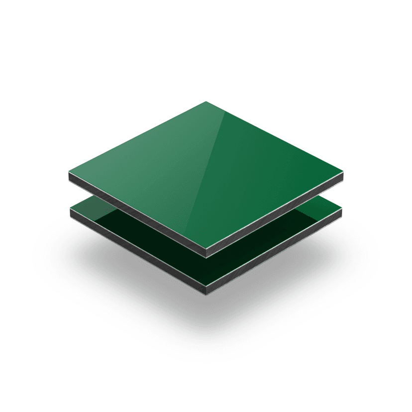 Alupanel groen 3 mm RAL 6024