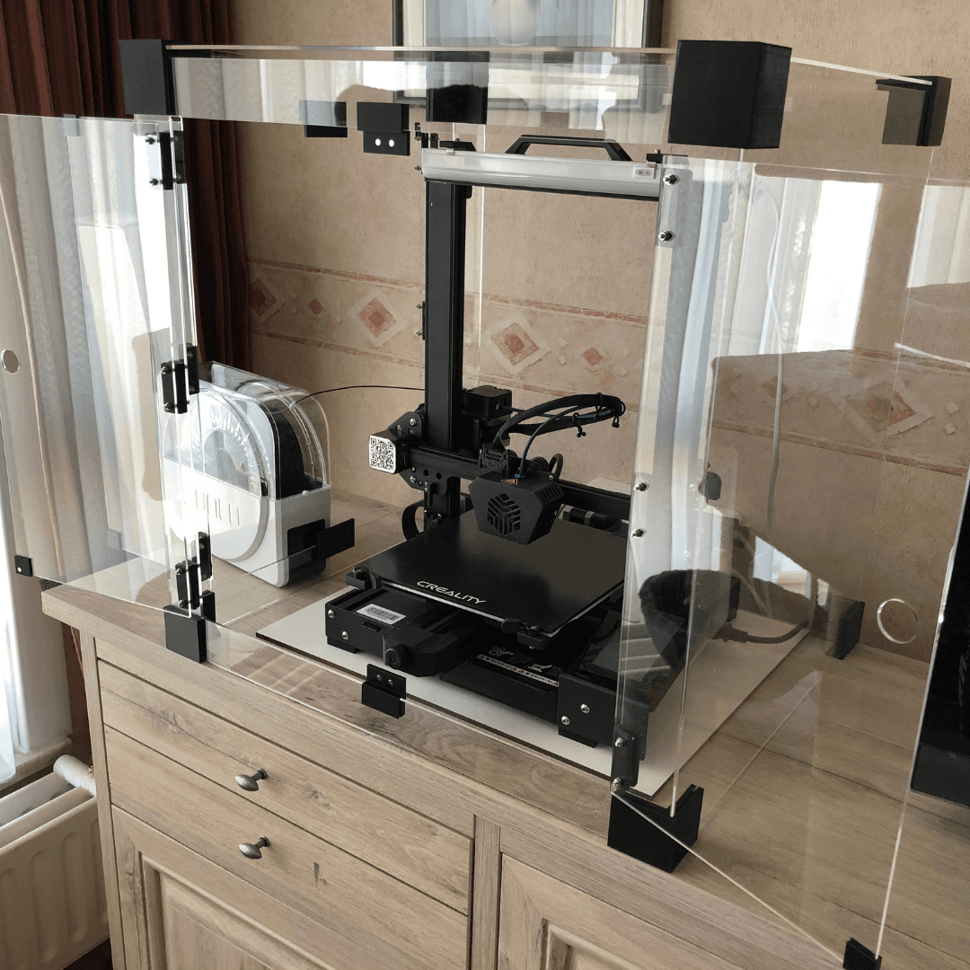 3D printer behuizing van plexiglas