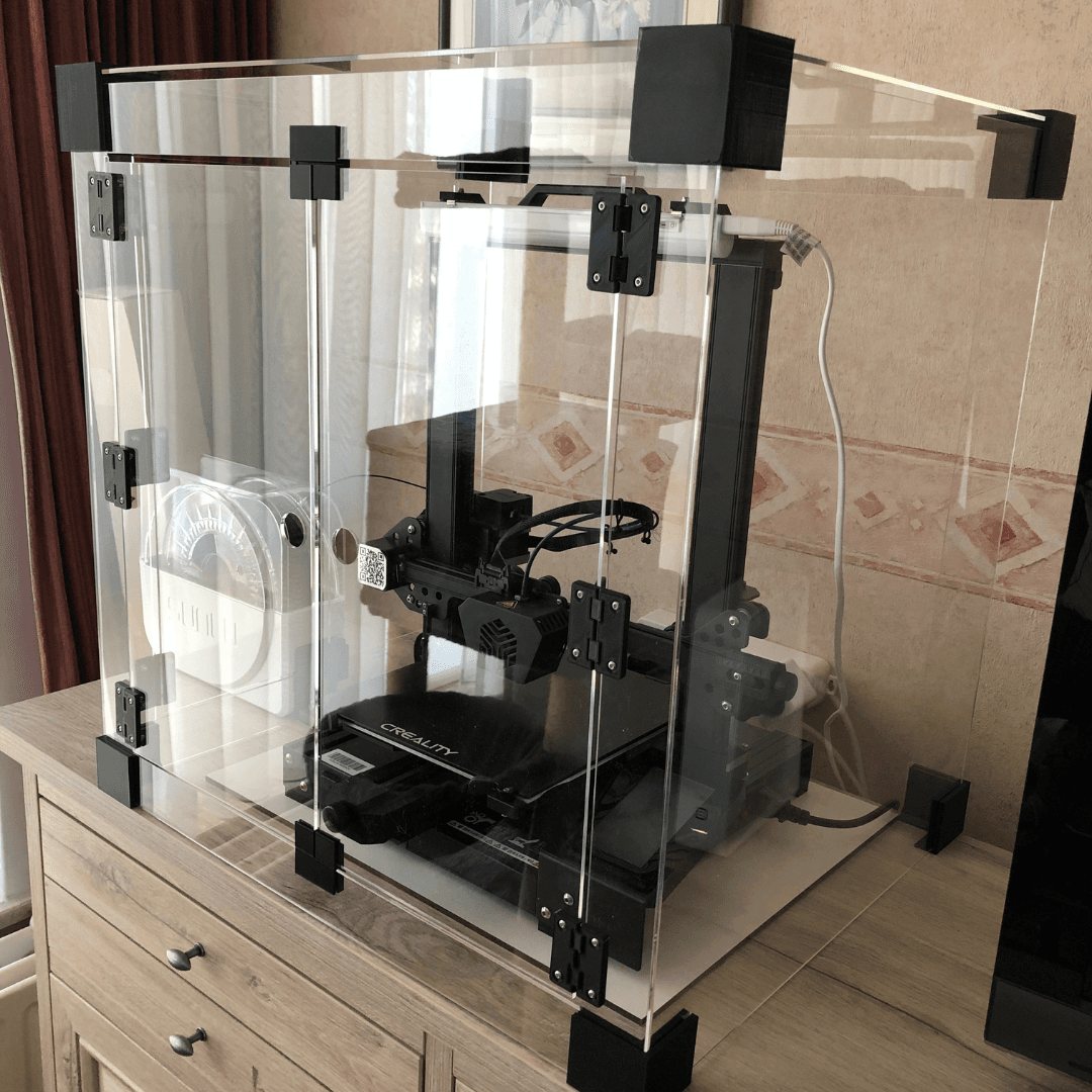 3D printer behuizing van plexiglas