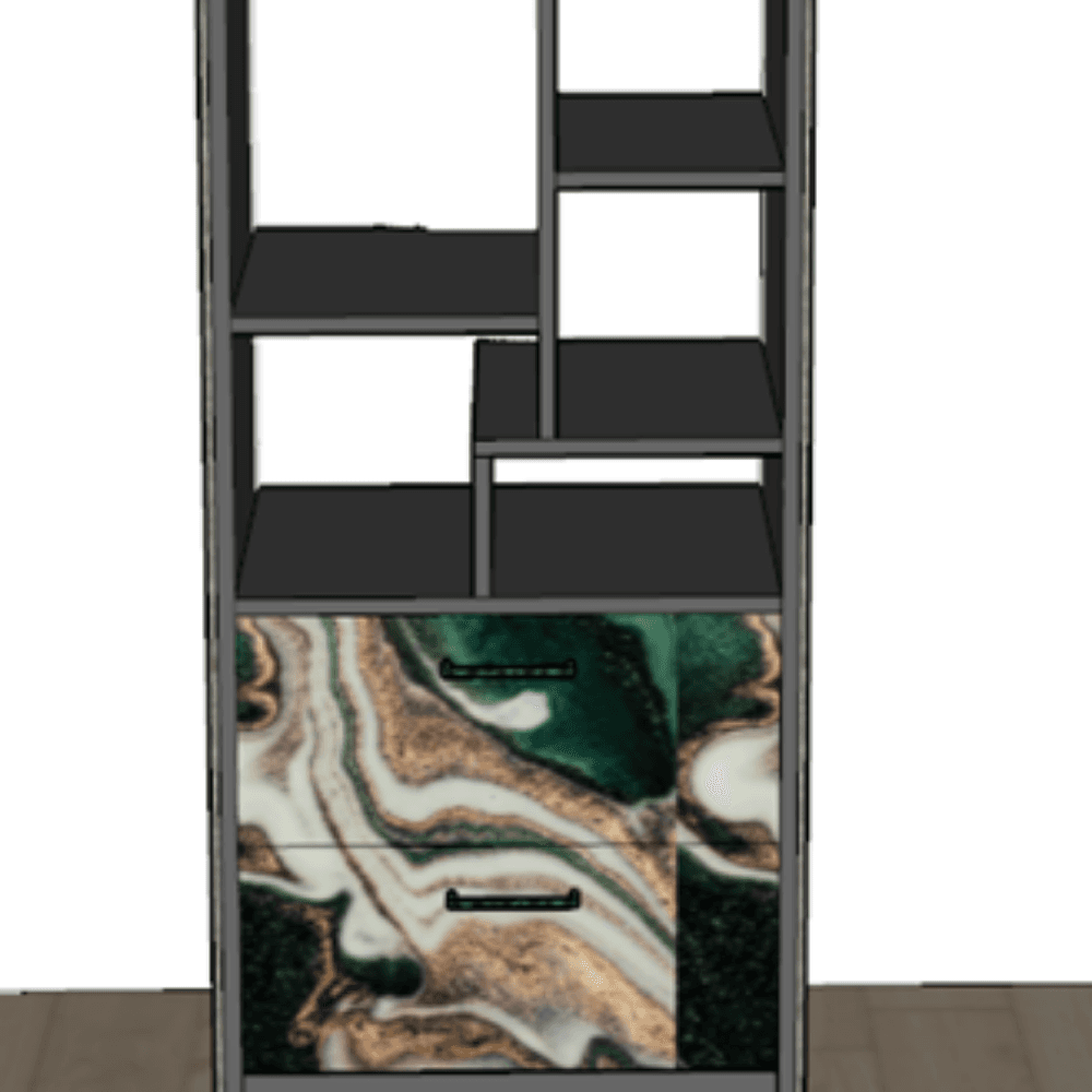 Mal voor epoxy van HDPE en hout