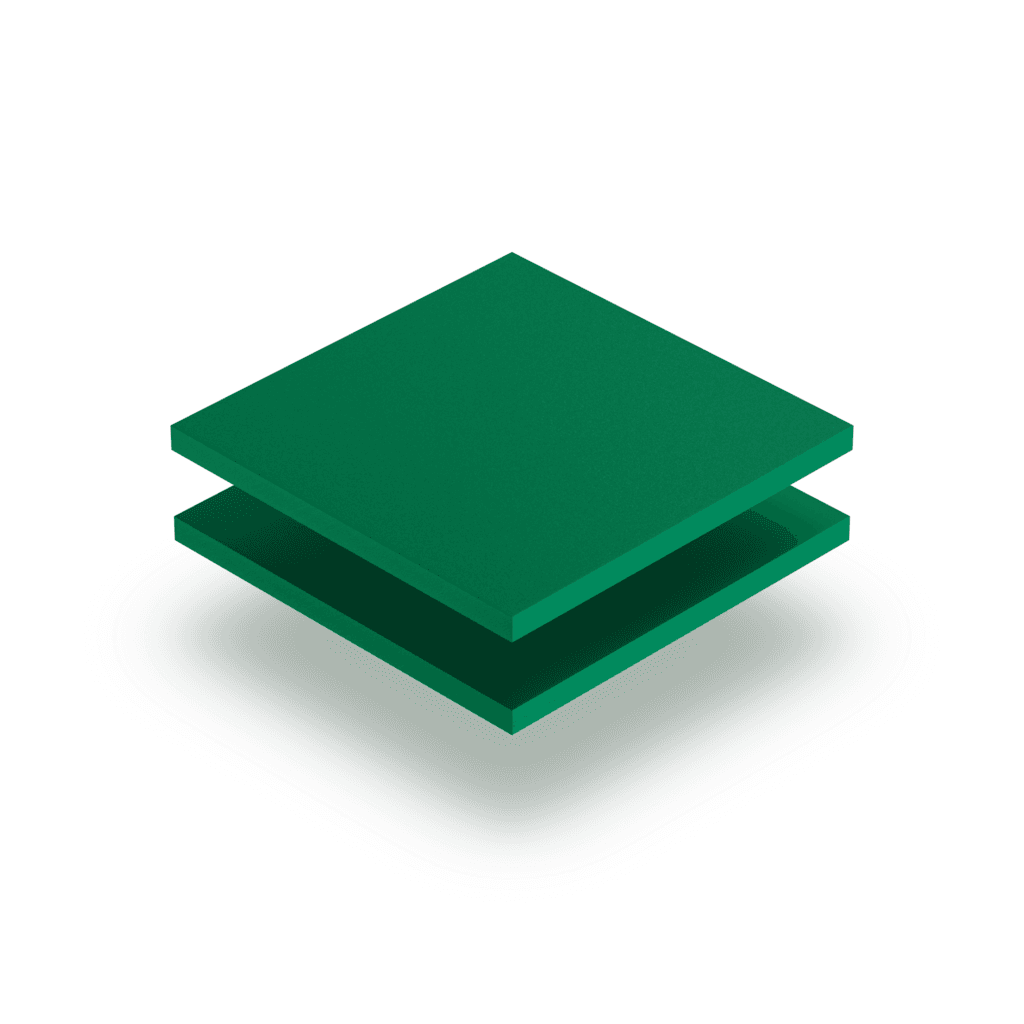 Geschuimd PVC groen 3 MM RAL 6024