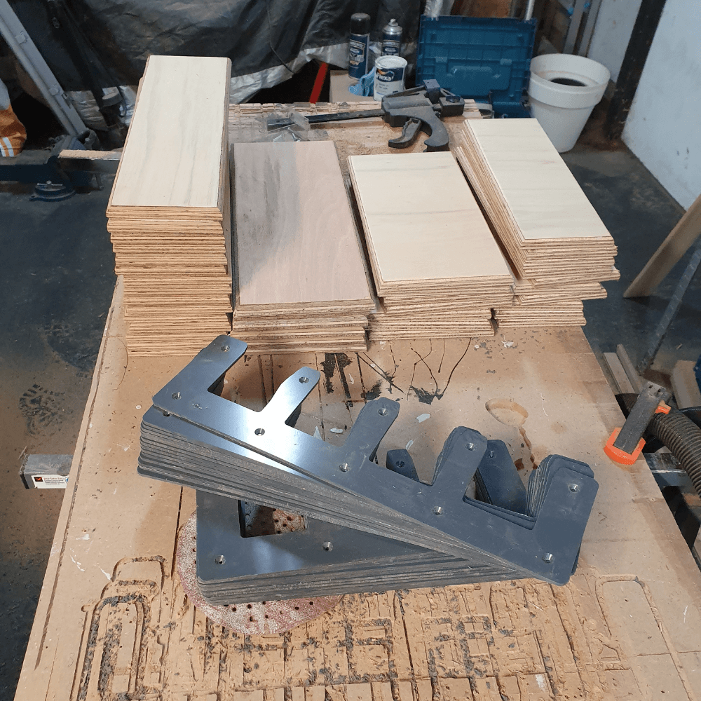 Accu houder voor Makita accu’s van PVC