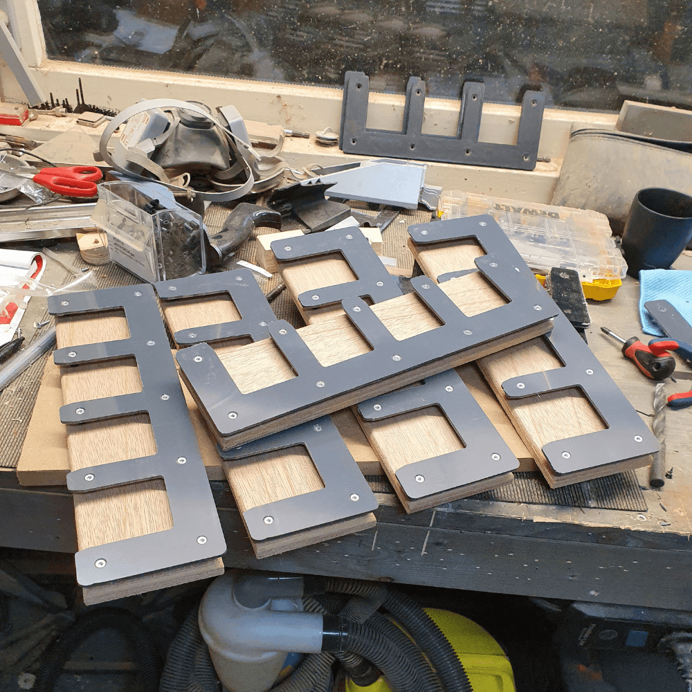 Accu houder voor Makita accu’s van PVC