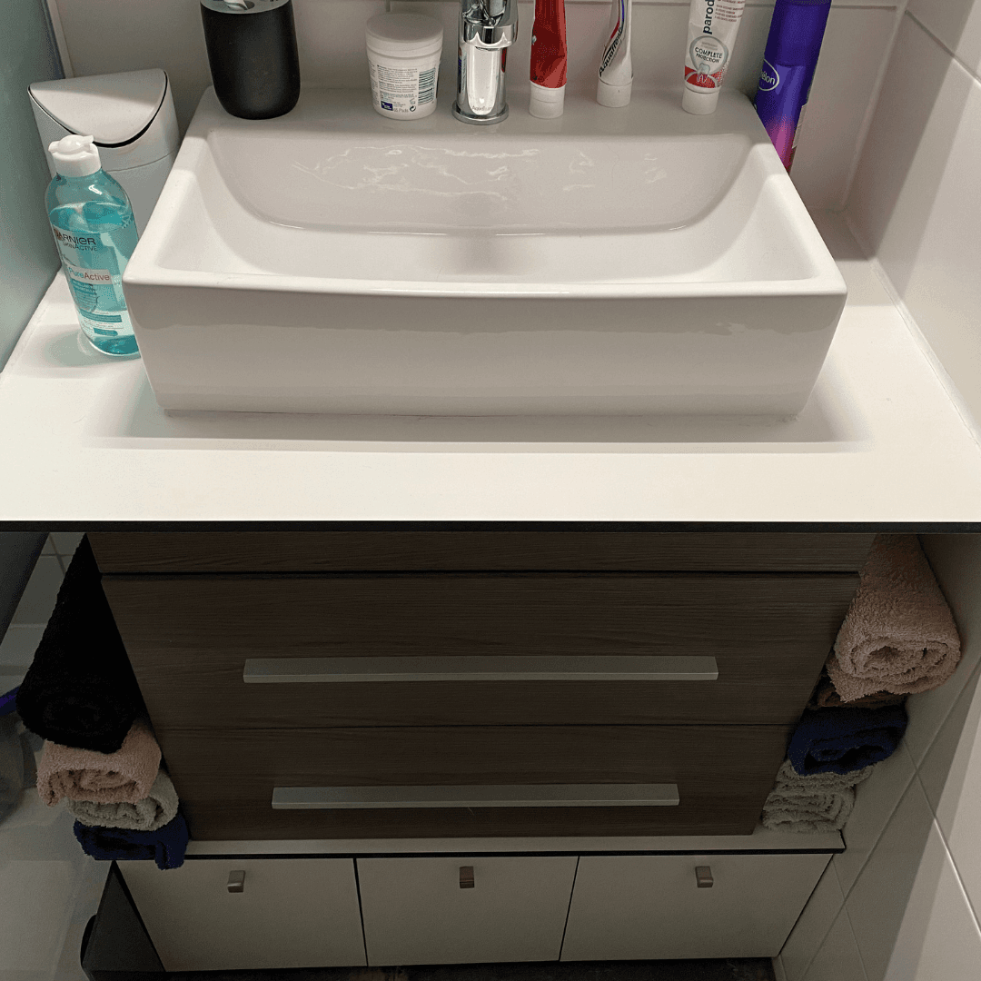 Badkamer renovatie met HPL