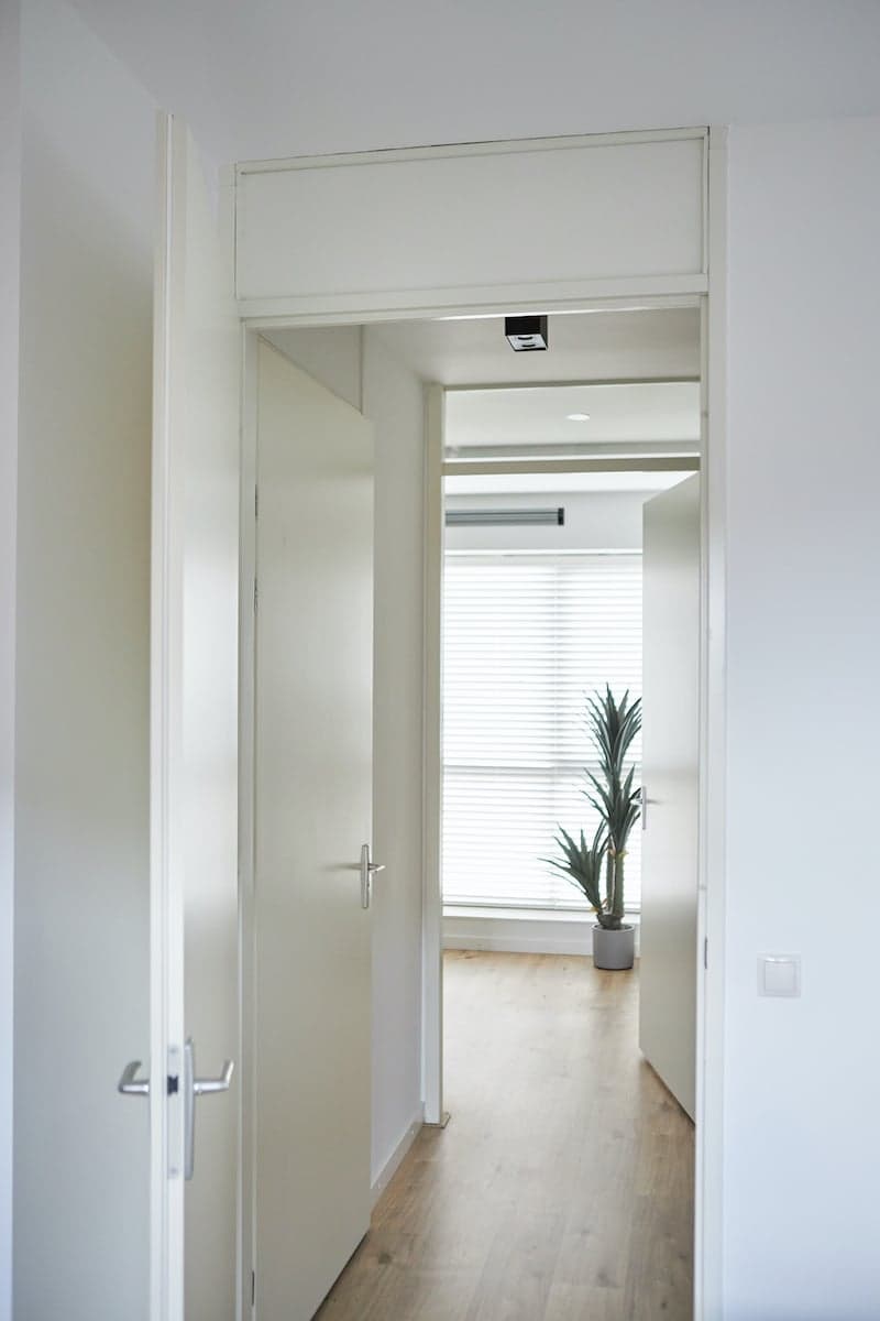 Bovenlicht deur dicht gemaakt HPL