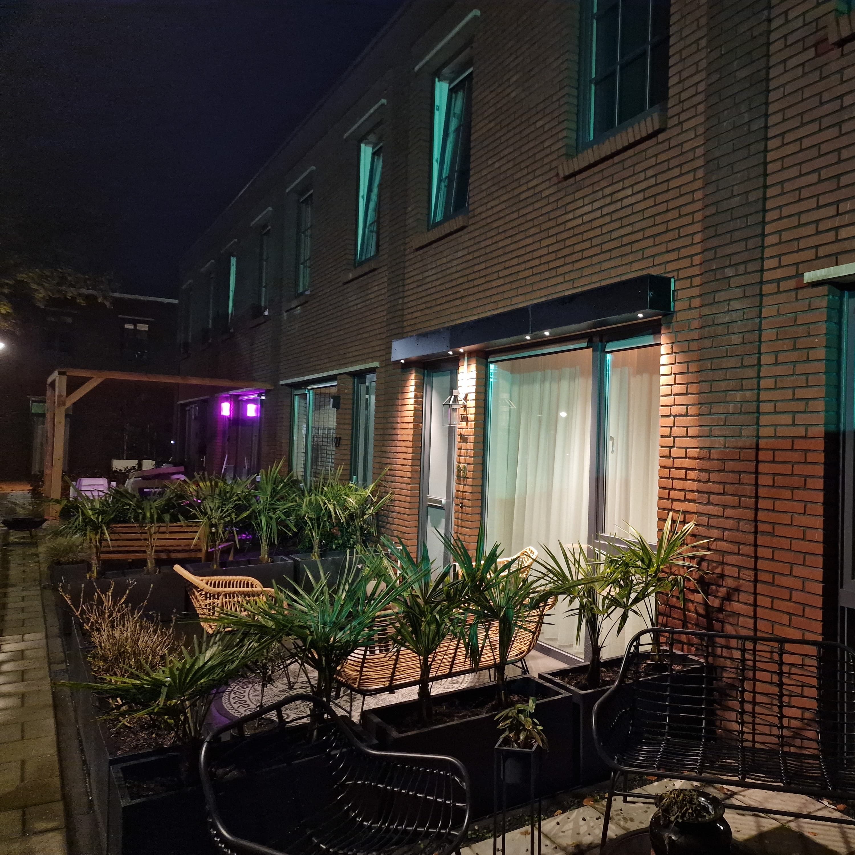 Buitenkoof met spots van HPL 1.1
