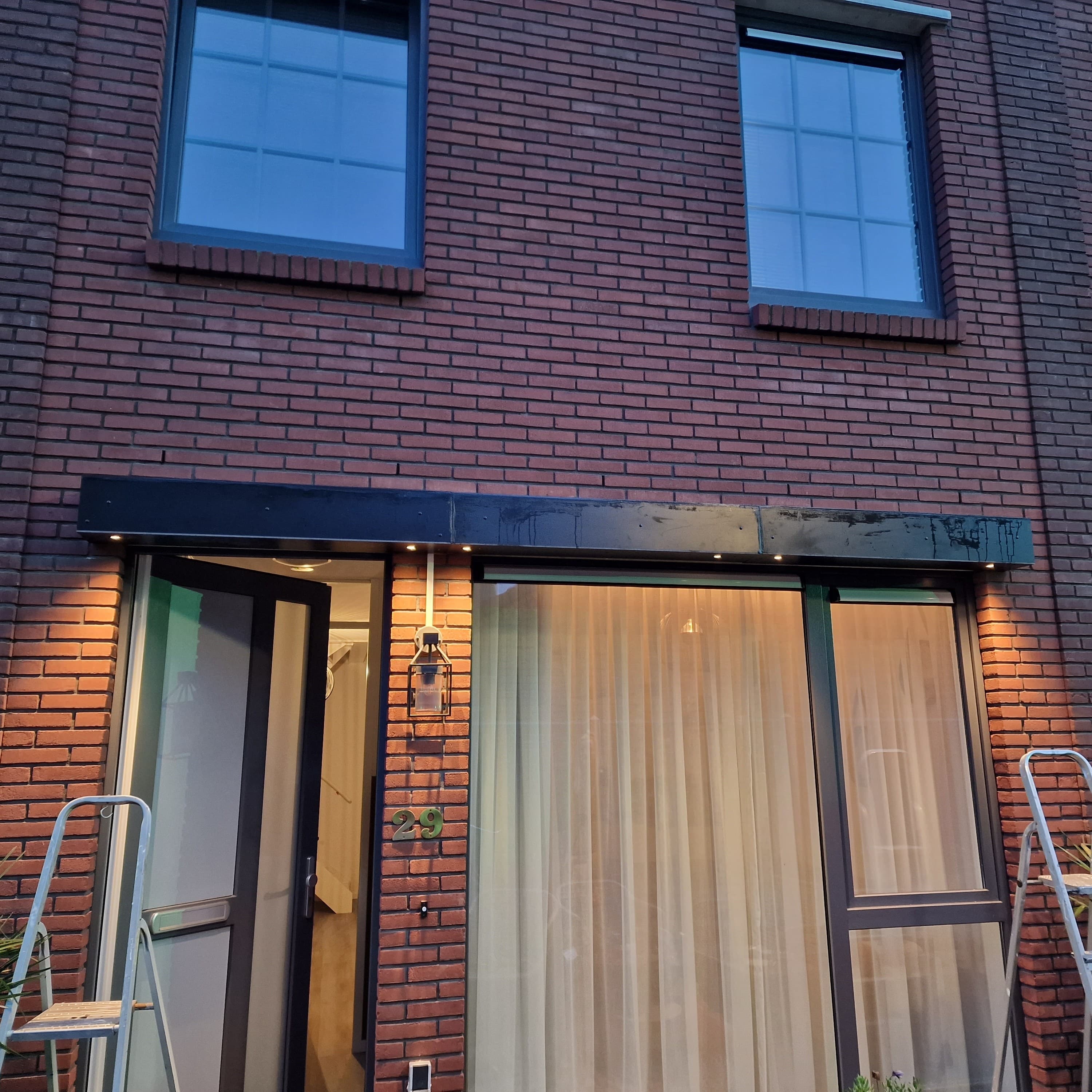Buitenkoof met spots van HPL 1.3