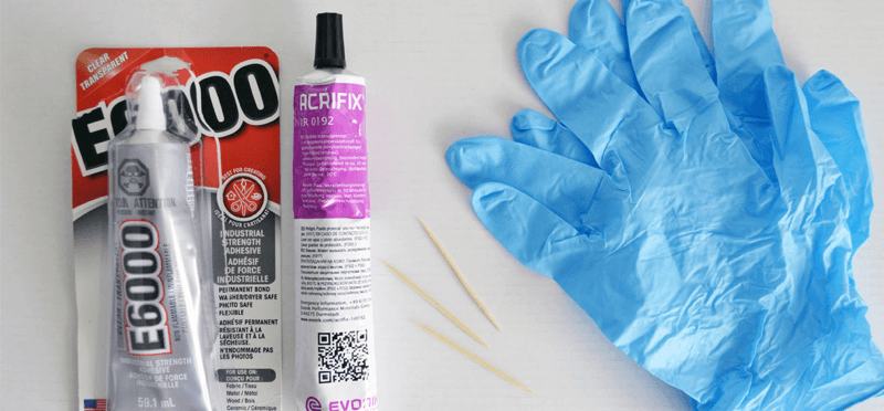 Bureau accessoires - materiaal lijmen