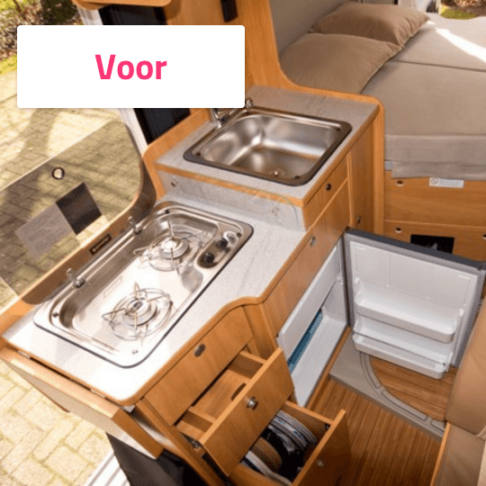 Camper keukenblok (ver)bouwen