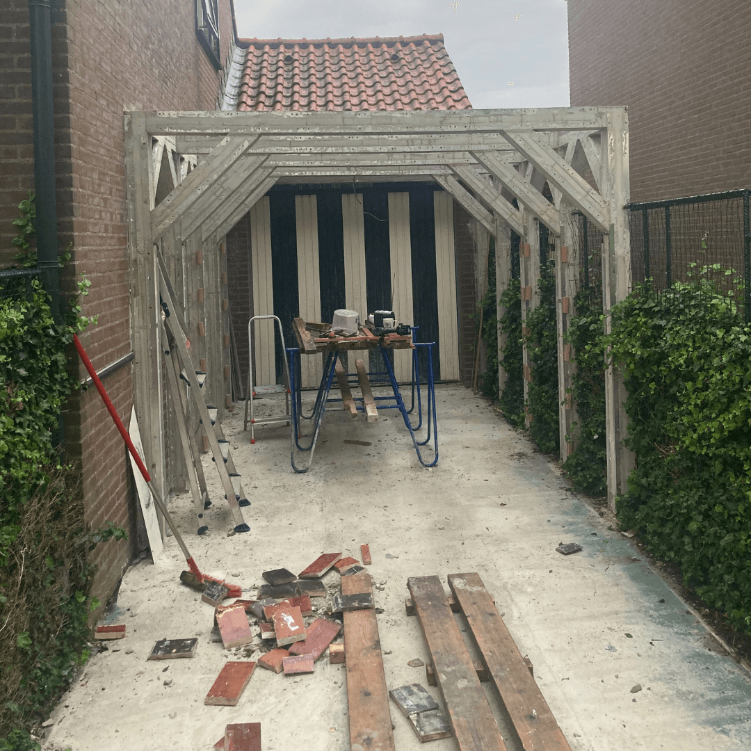 Carport van plexiglas en hpl 0