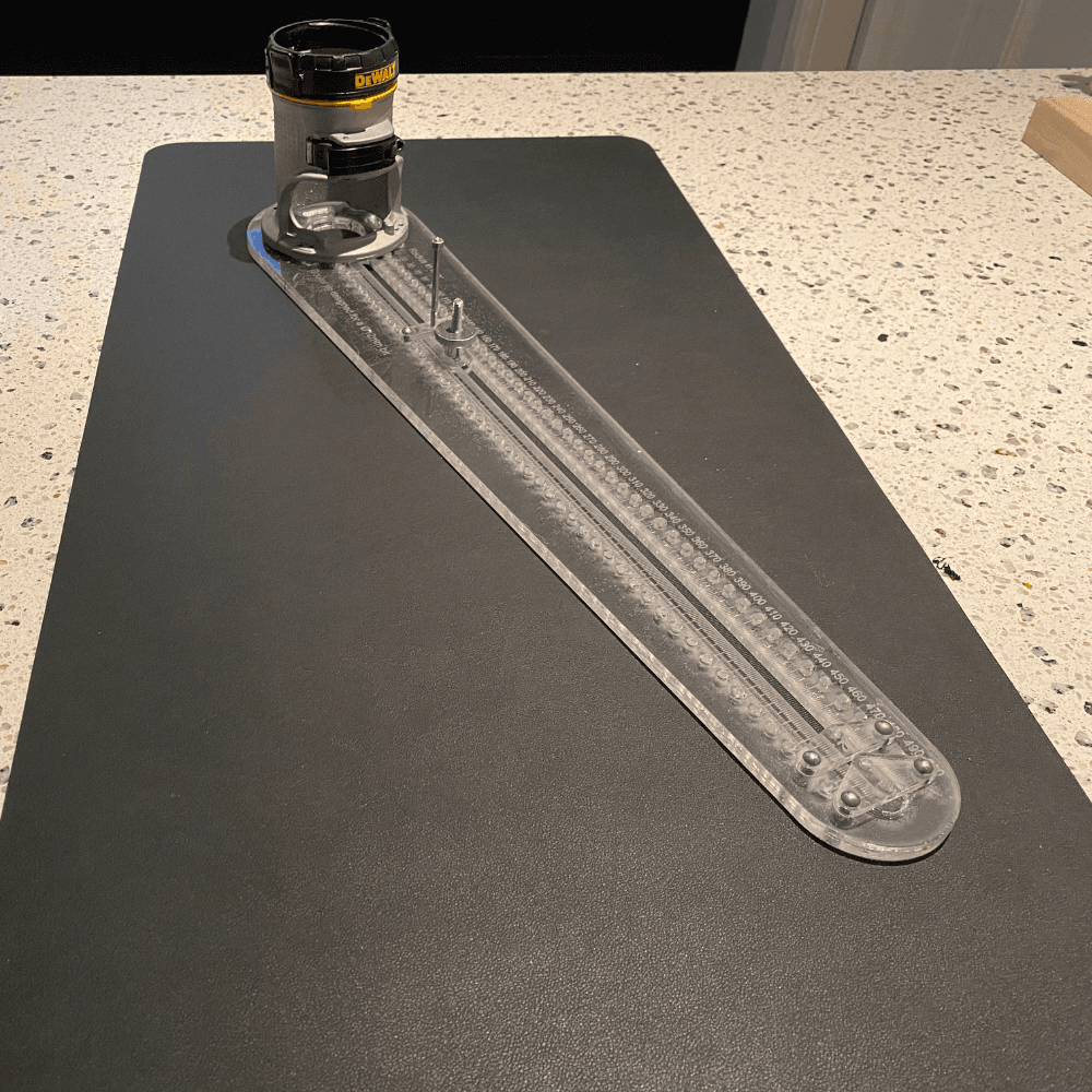 Gereedschap hulpstuk van plexiglas