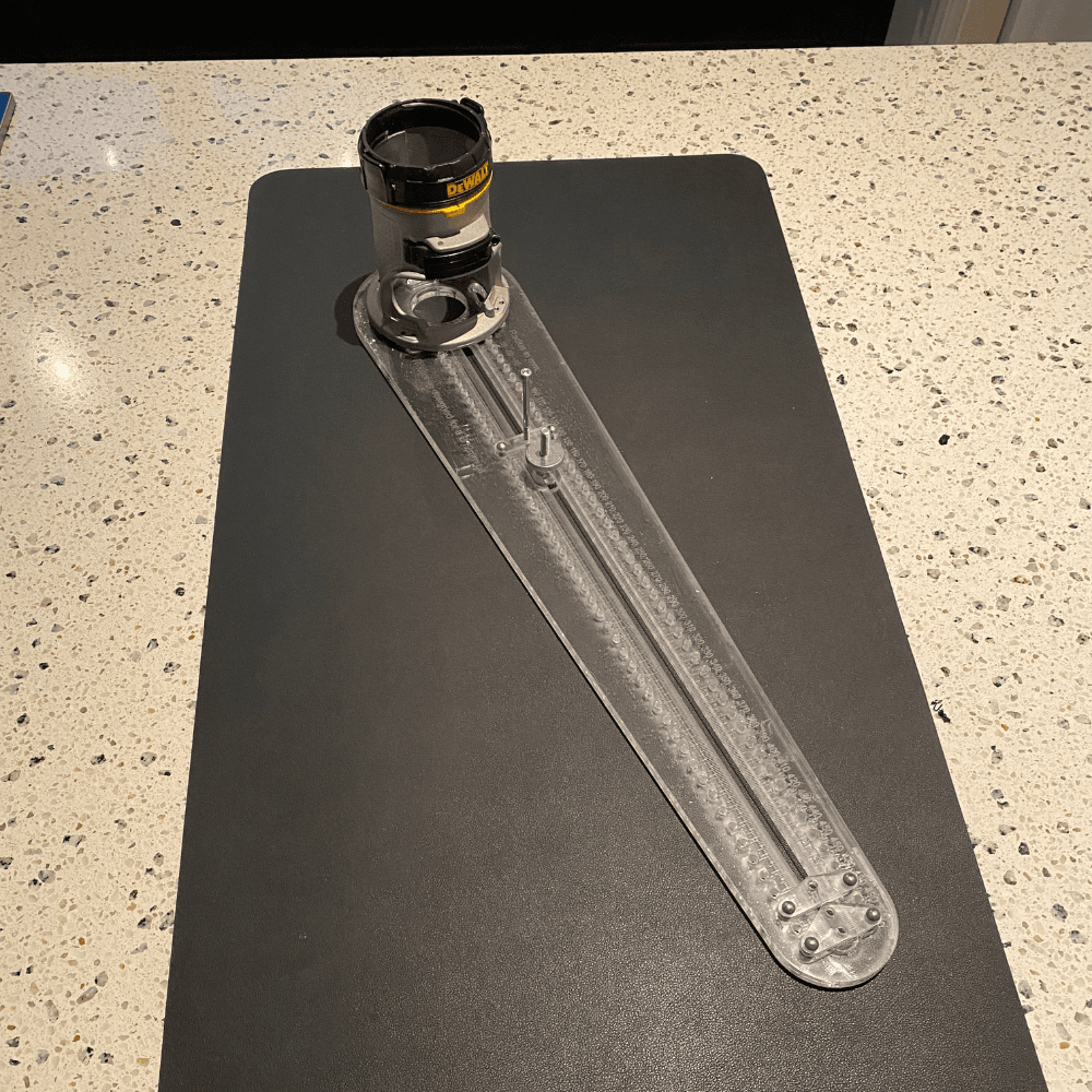 Gereedschap hulpstuk van plexiglas
