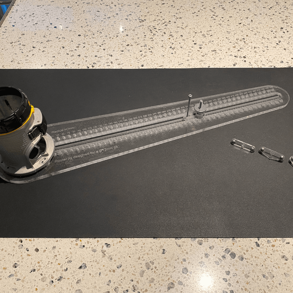 Gereedschap hulpstuk van plexiglas