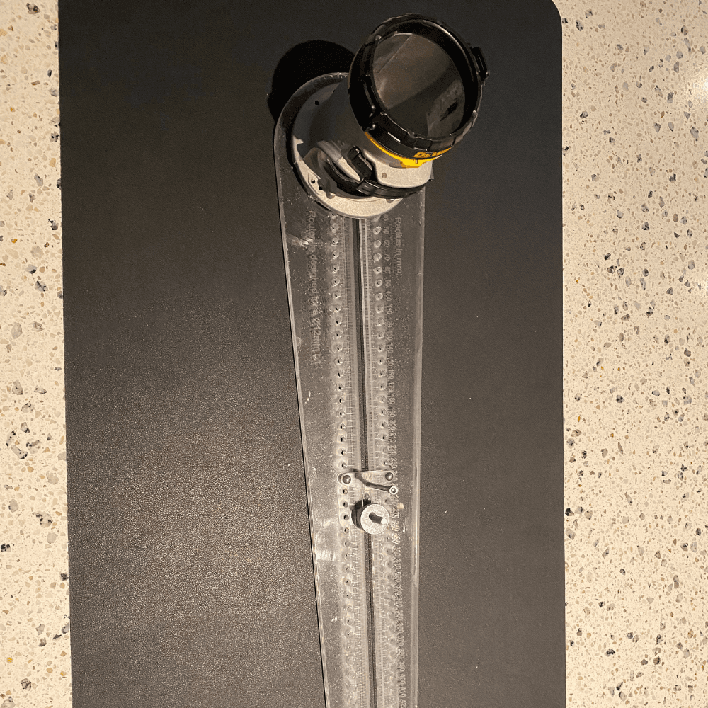 Gereedschap hulpstuk van plexiglas