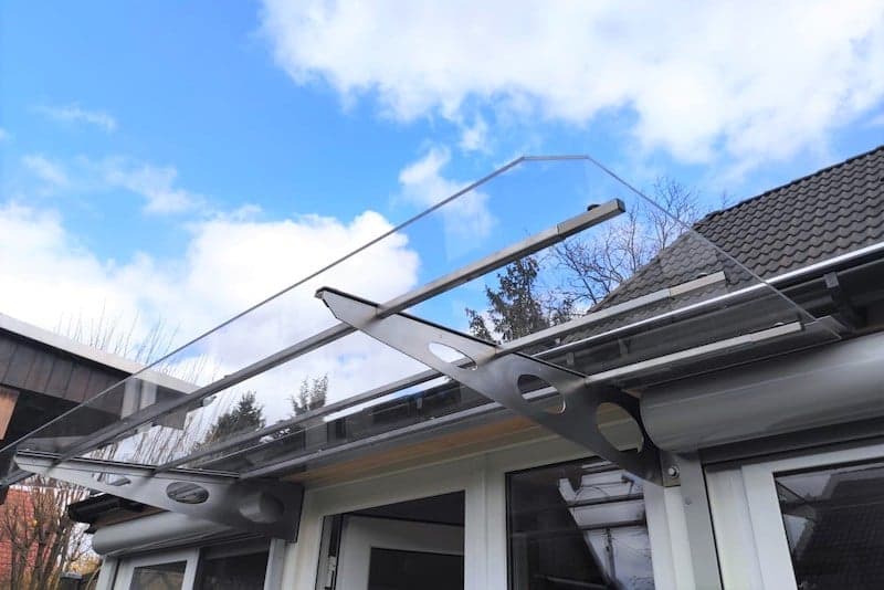 Deurluifel maken transparant plexiglas en aluminium frame