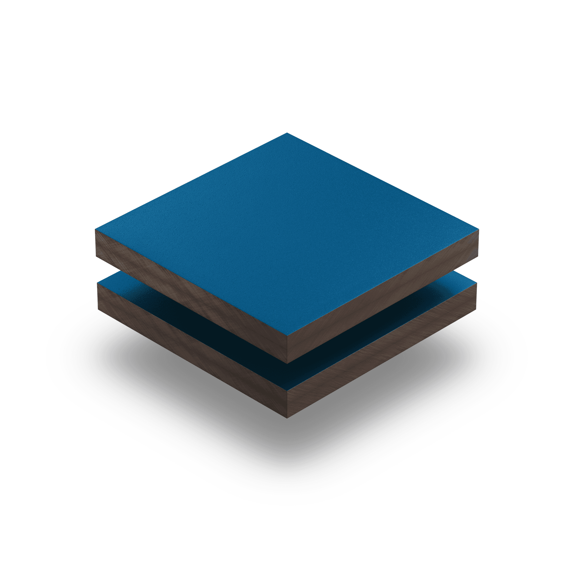 HPL gentiaanblauw structuur RAL 5010
