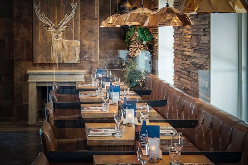 Horeca schermen binnen