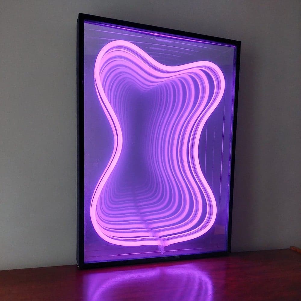 Infinity mirror met plexiglas2