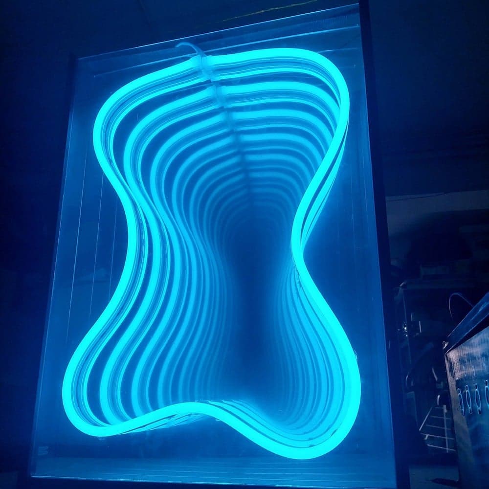 Infinity mirror met plexiglas3