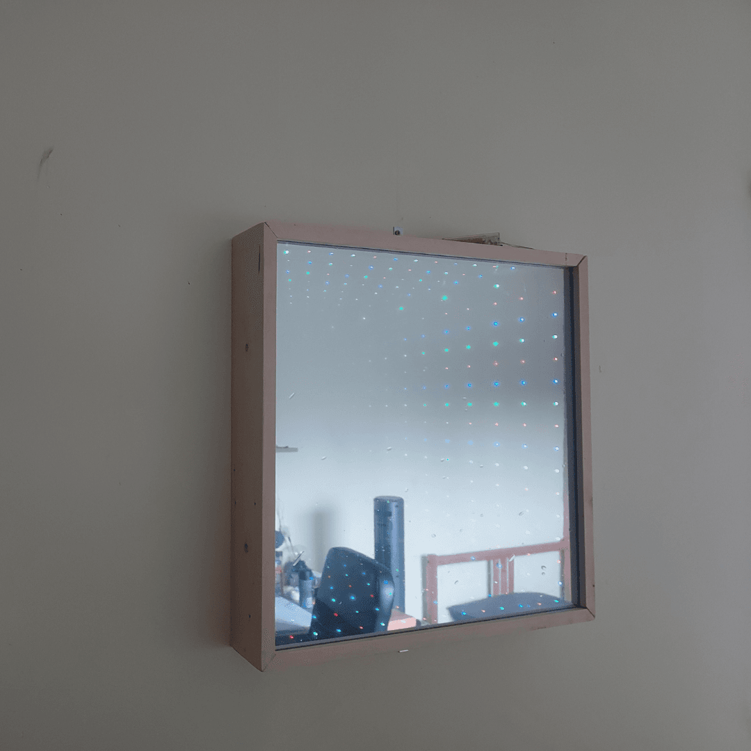 Infinity spiegel van plexiglas