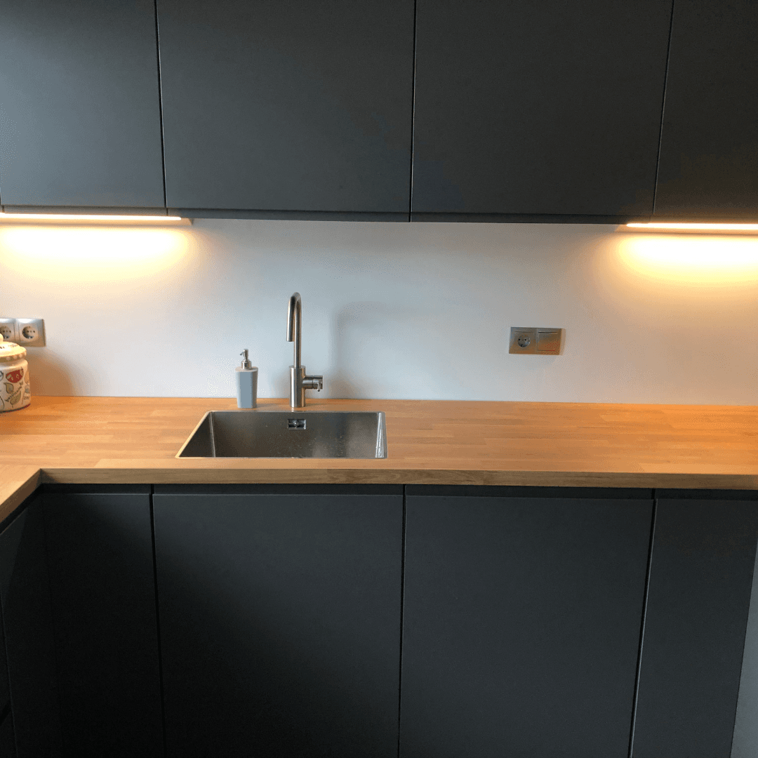 Keuken achterwand alupanel