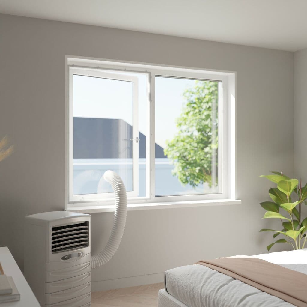 Knevelmontage raamafdichting airco
