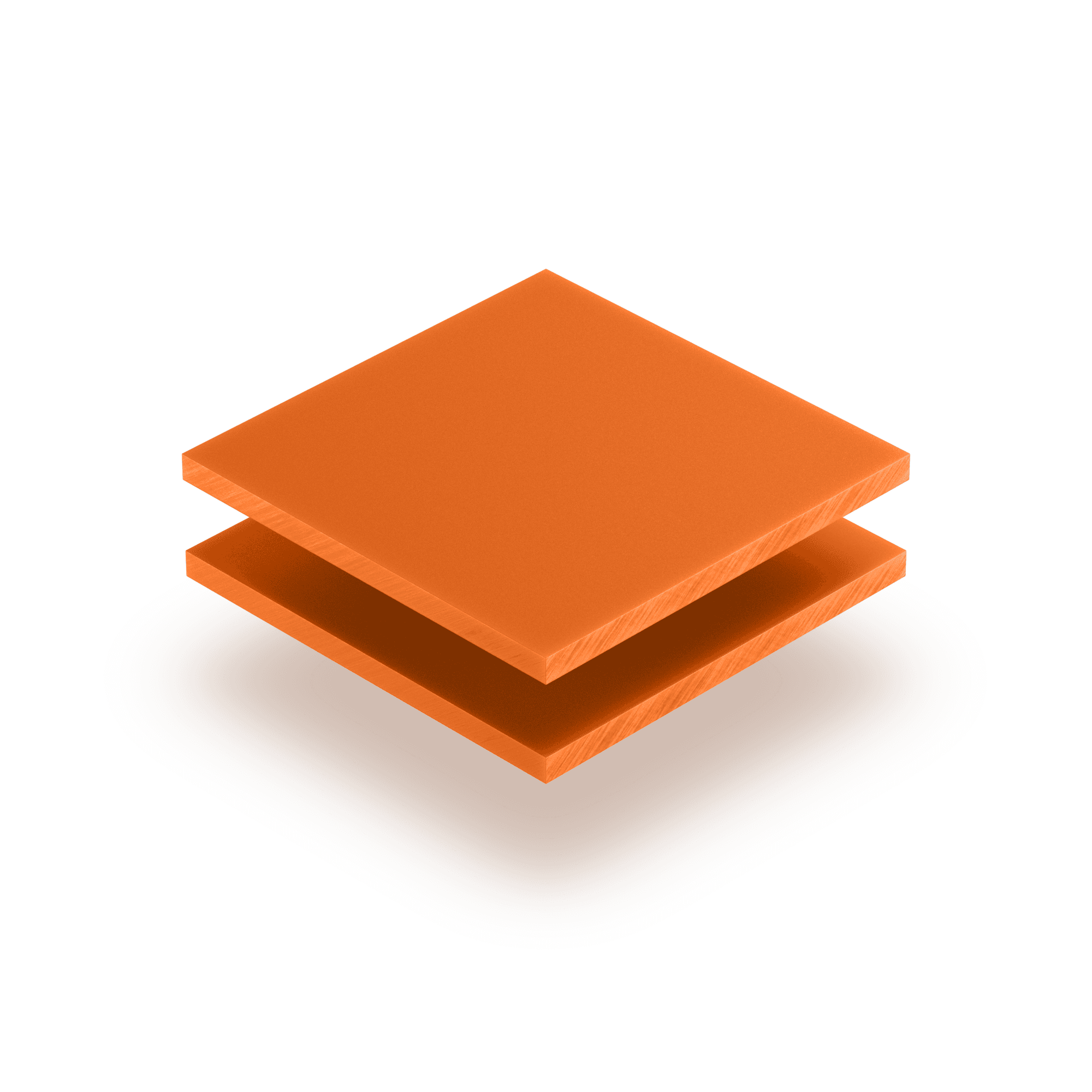 Letterplaat oranje 8mm mat