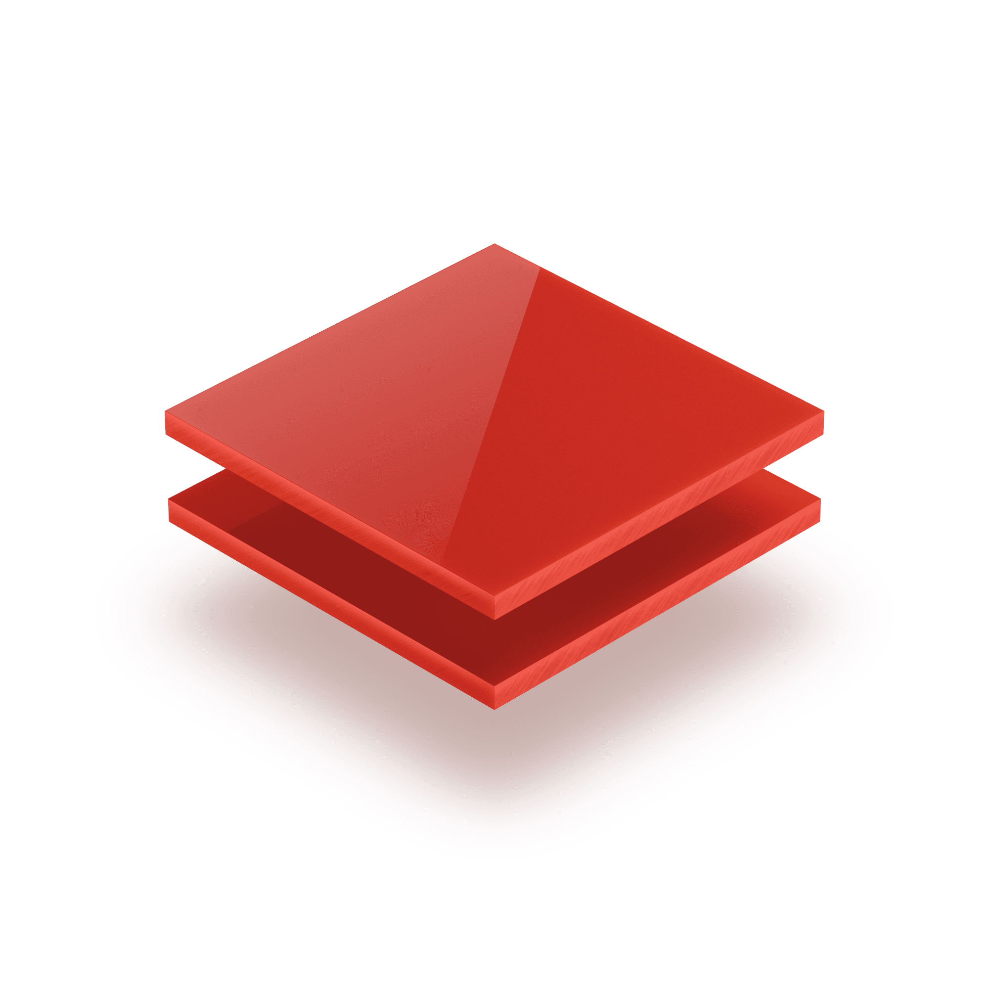 Letterplaat-verkeersrood-8mm