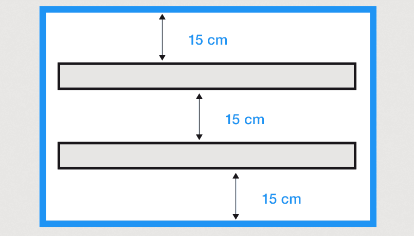 Lichtbak maken - positionering armaturen