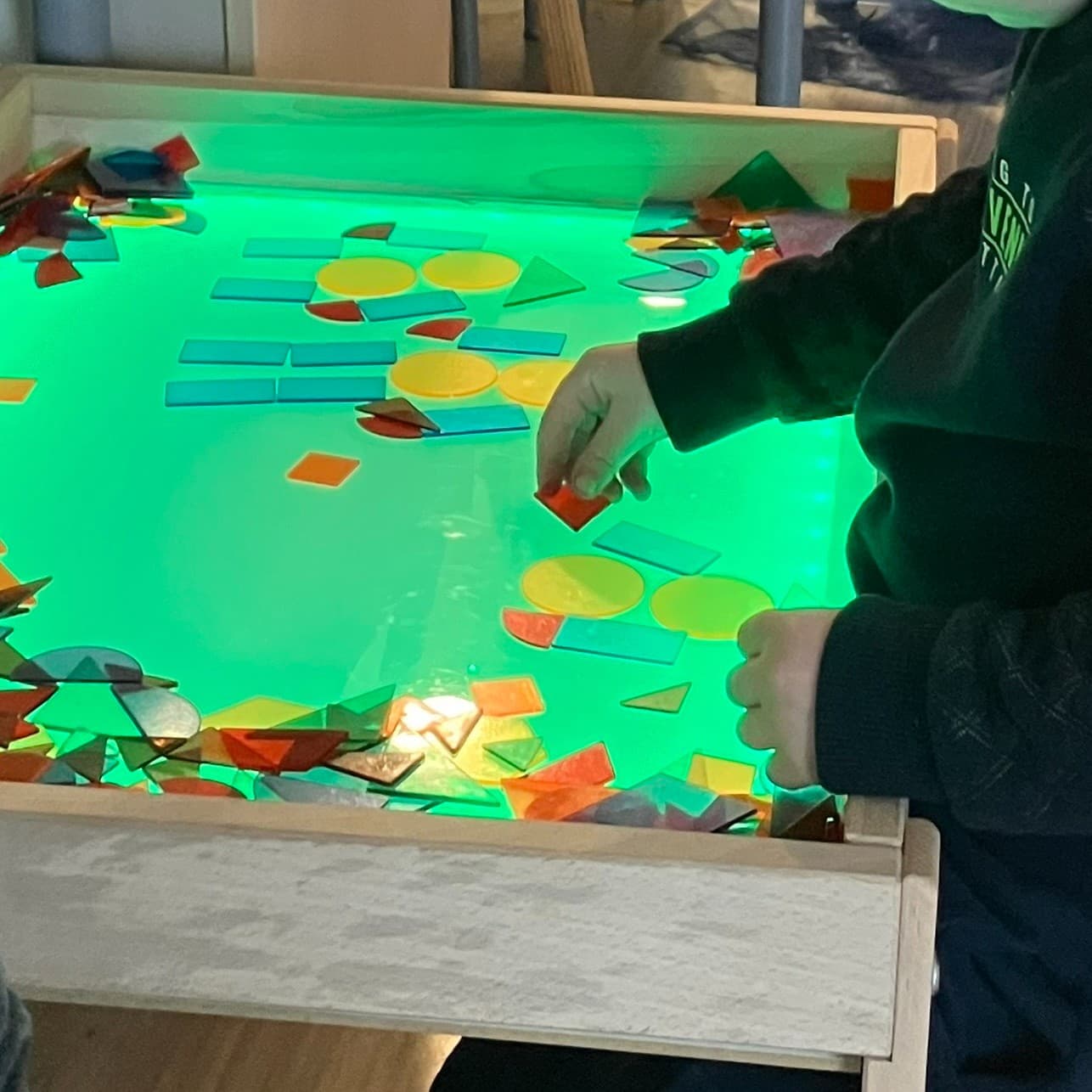 Lichttafeltje in de kleuterklas 1.1