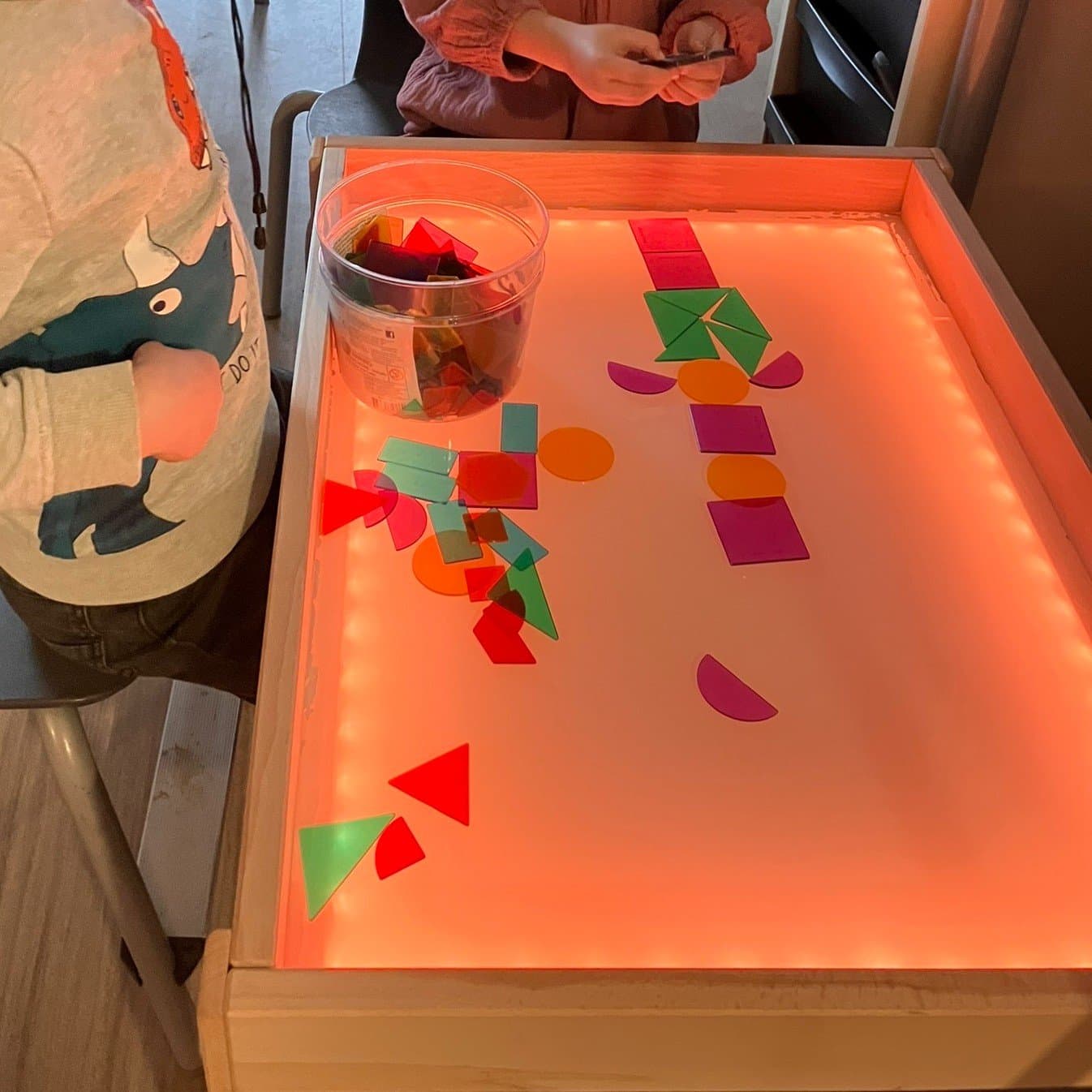 Lichttafeltje in de kleuterklas 1.2