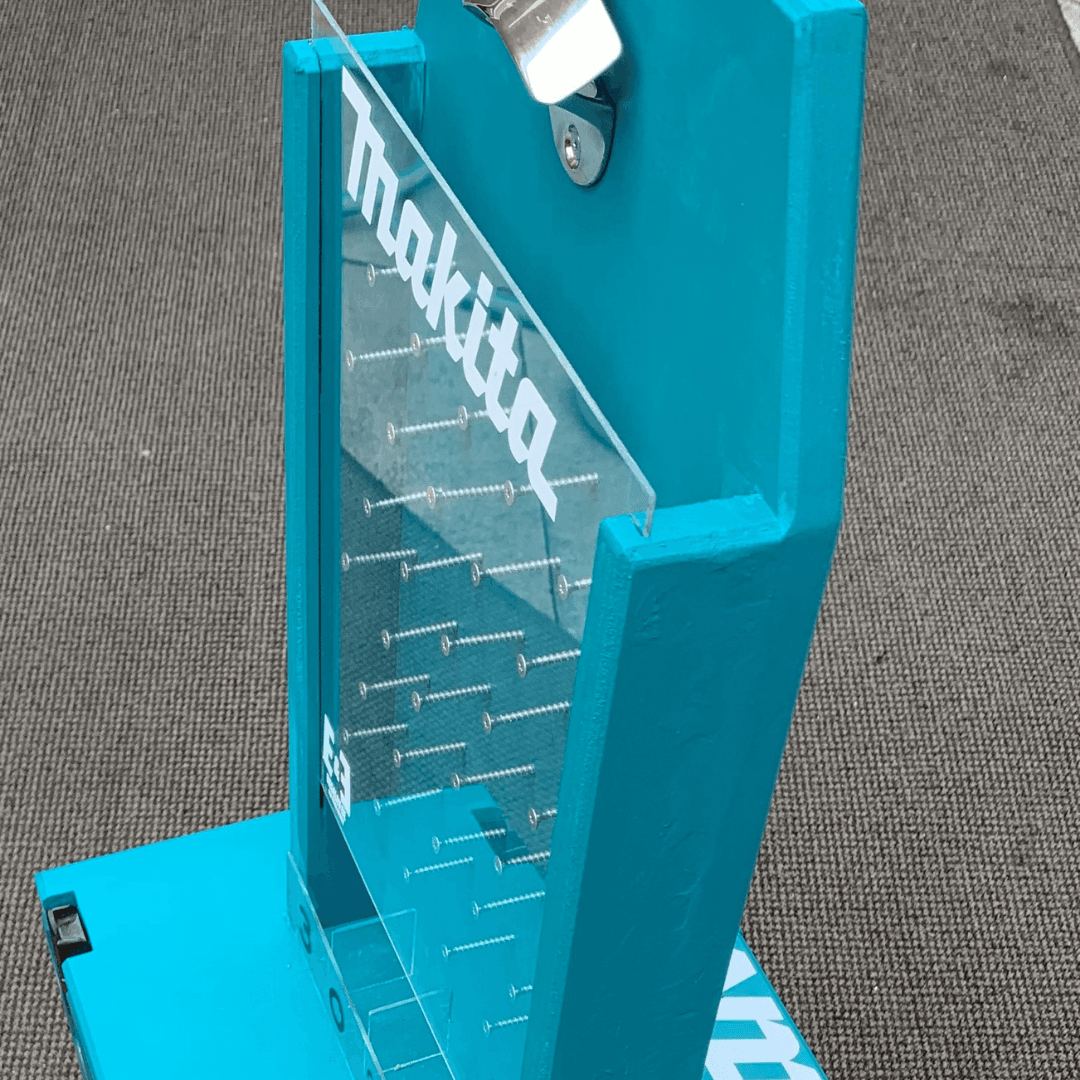 Makita bieropner zijkant