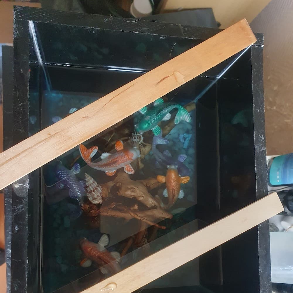 Mal van HDPE voor bijzonder mooi epoxy-bureaulampje1