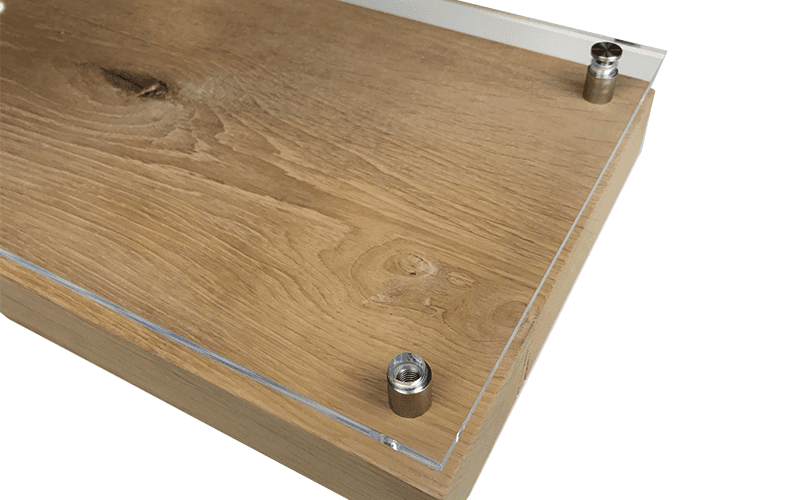 Messenblok maken afstandhouder monteren