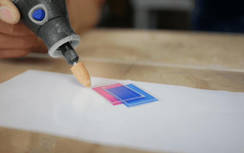 Naambordje maken Plexiglas graveren