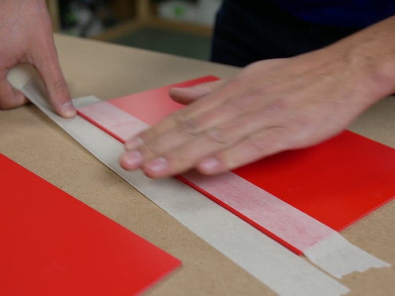 PVC verlijmen voorbereiding