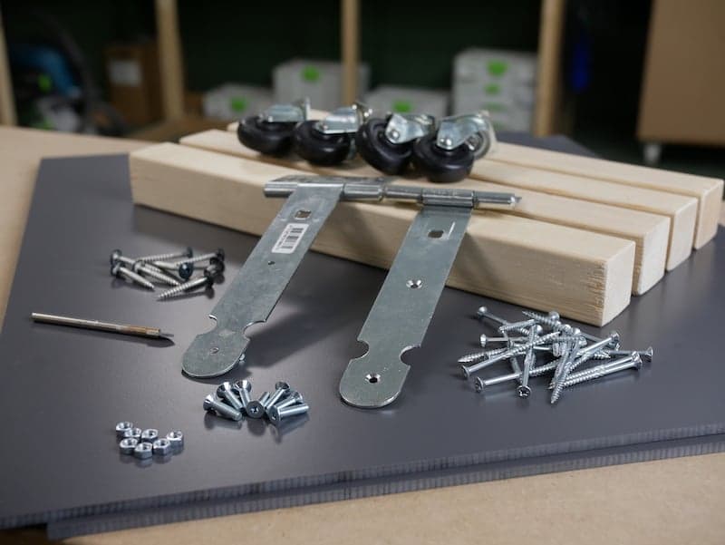 Pakketbrievenbus HPL benodigdheden