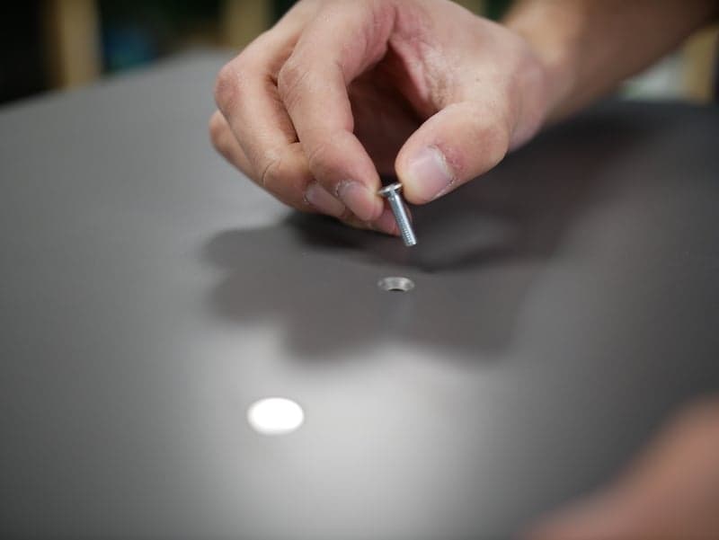 Pakketbrievenbus HPL schroef verzinken