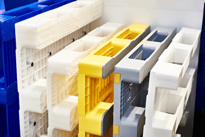 Pallets gemaakt van HDPE