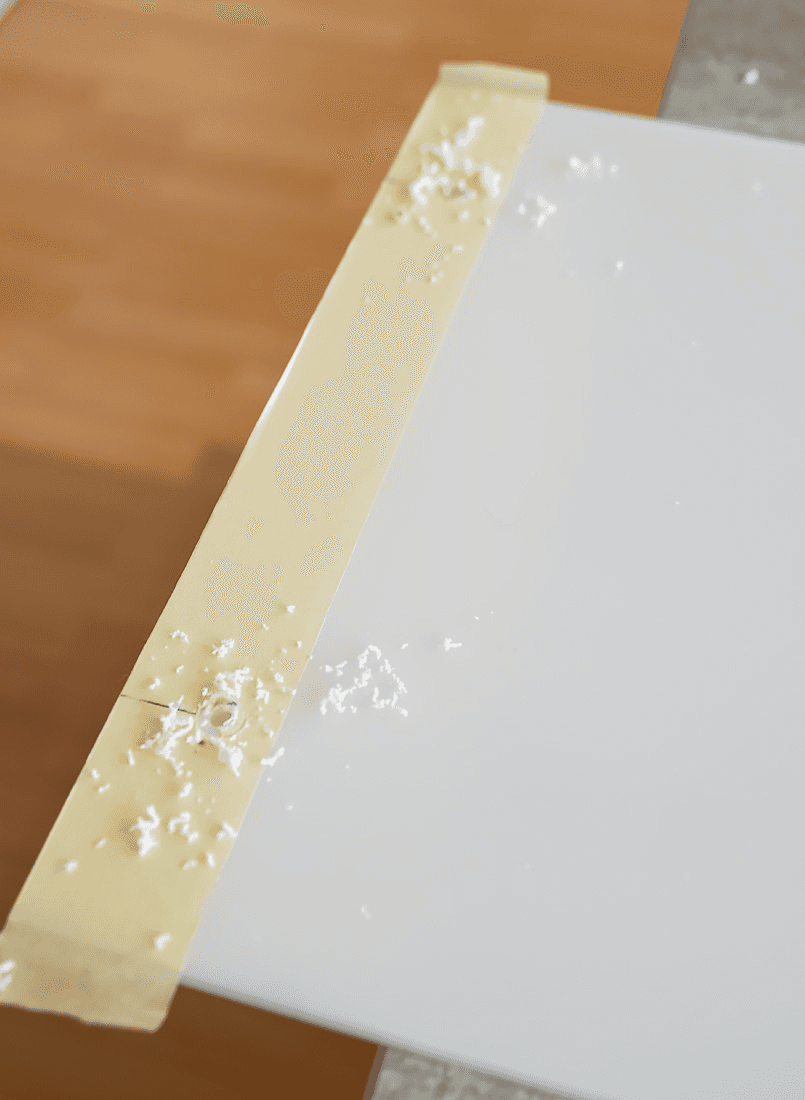 Plexiglas dienblad maken stap 4