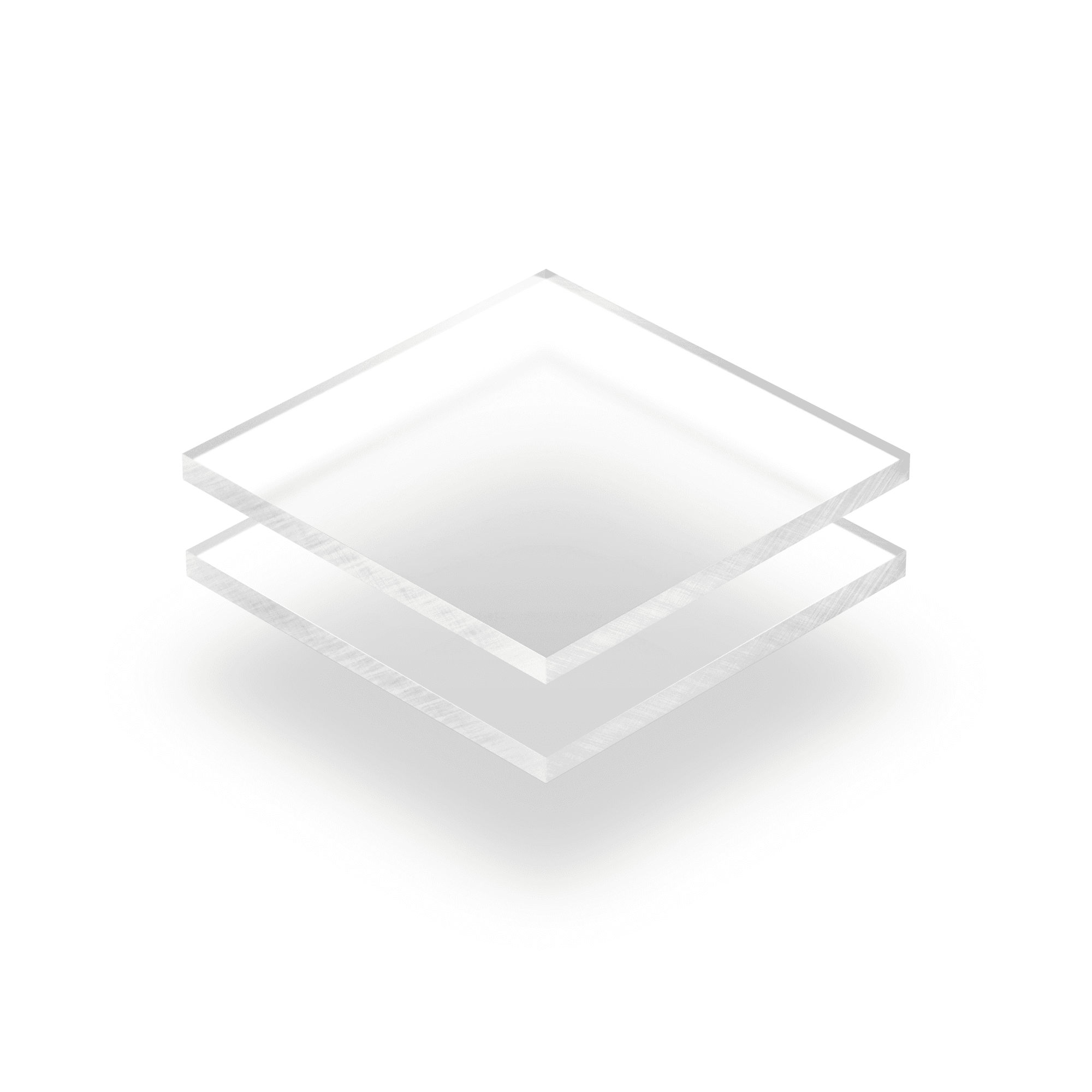 Plexiglas frost helder plaat