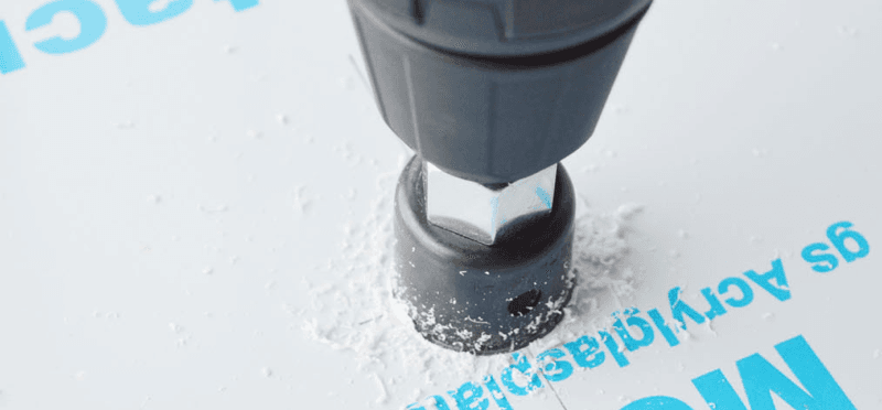 Plexiglas lamp - boren