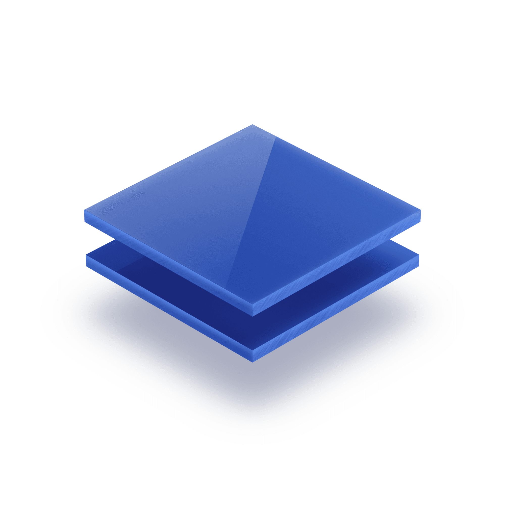 Plexiglas opaalblauw