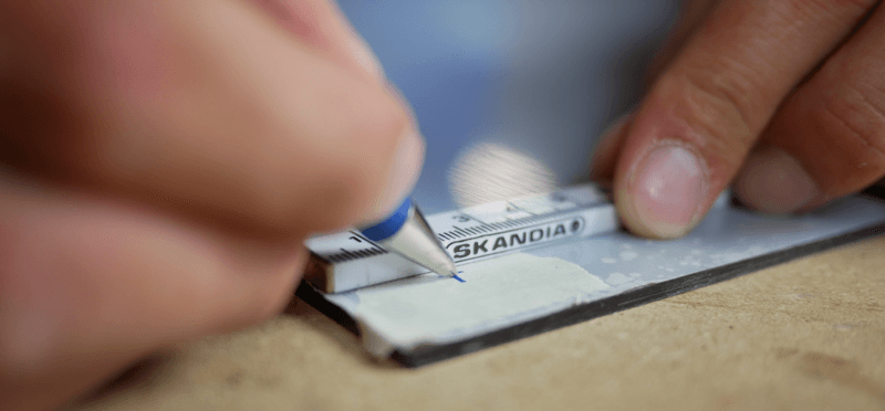 Plexiglas boren aftekenen