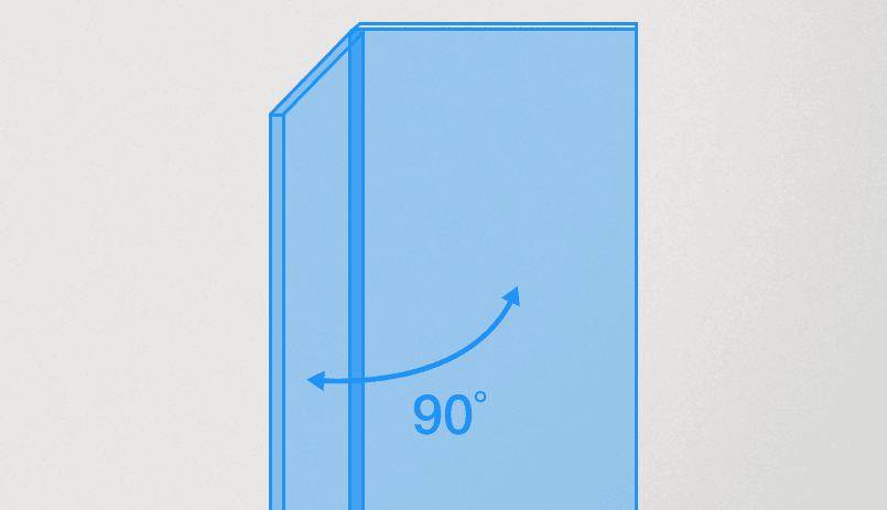 Plexiglas vitrinekast maken hoek