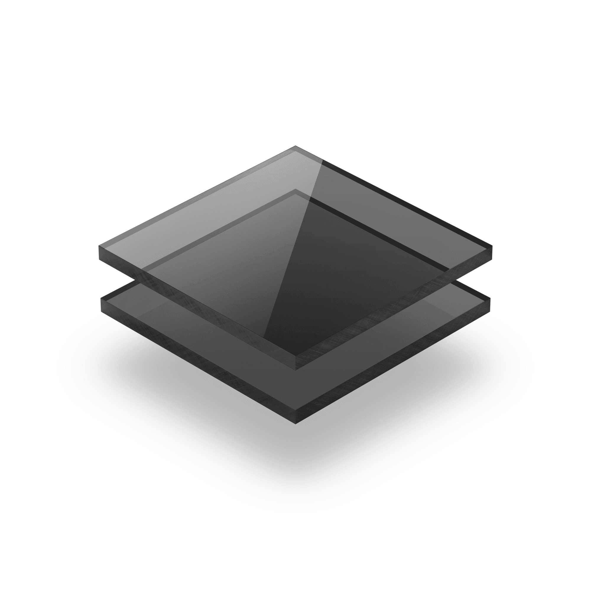 Polycarbonaat plaat getint grijs